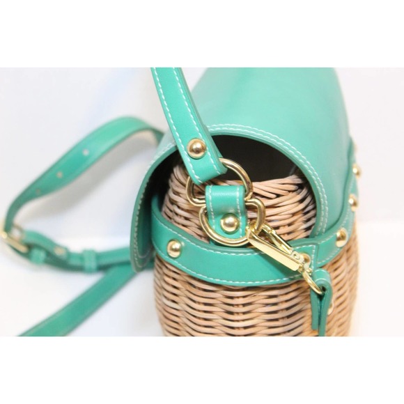 Tommy Bahama Bags Tommy Bahama Flap Picnic Basket Crossbody Straw